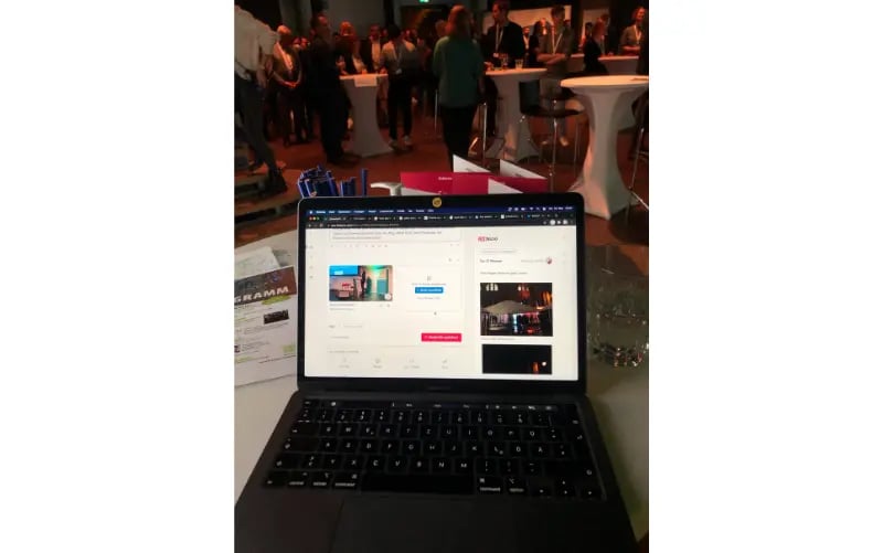 Liveblog - Behind The Scenes. So sieht ein Liveblog im Editor-Modus aus