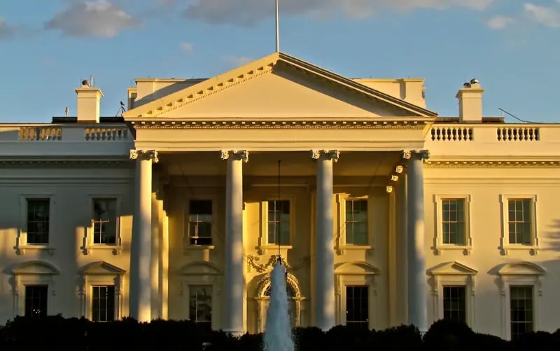 The White House at Sunset