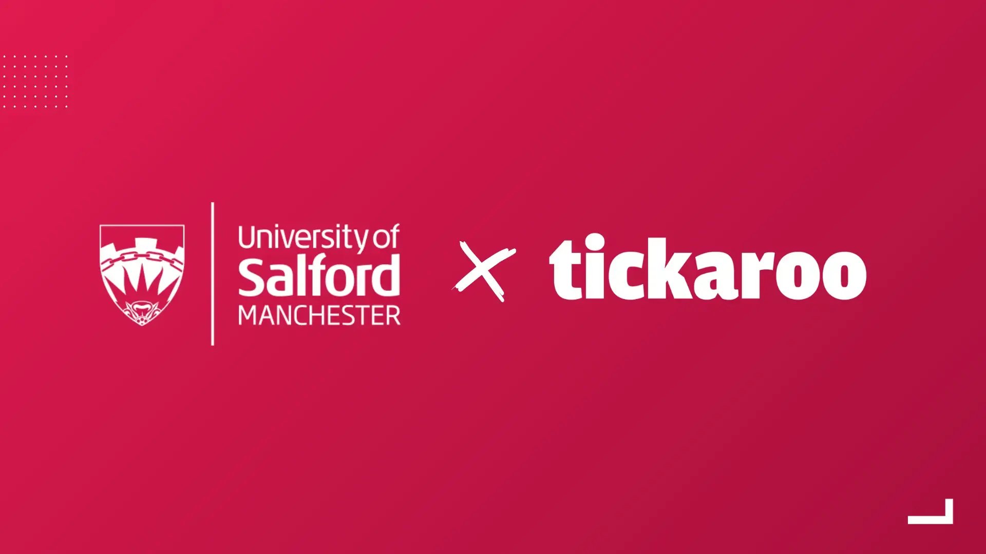 Tickaroo and University of Salford logos, marking a partnership on live journalism training