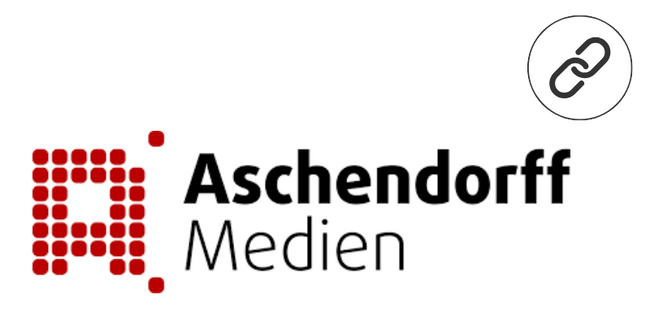 Aschendorff Medien Logo with a link to the blog post