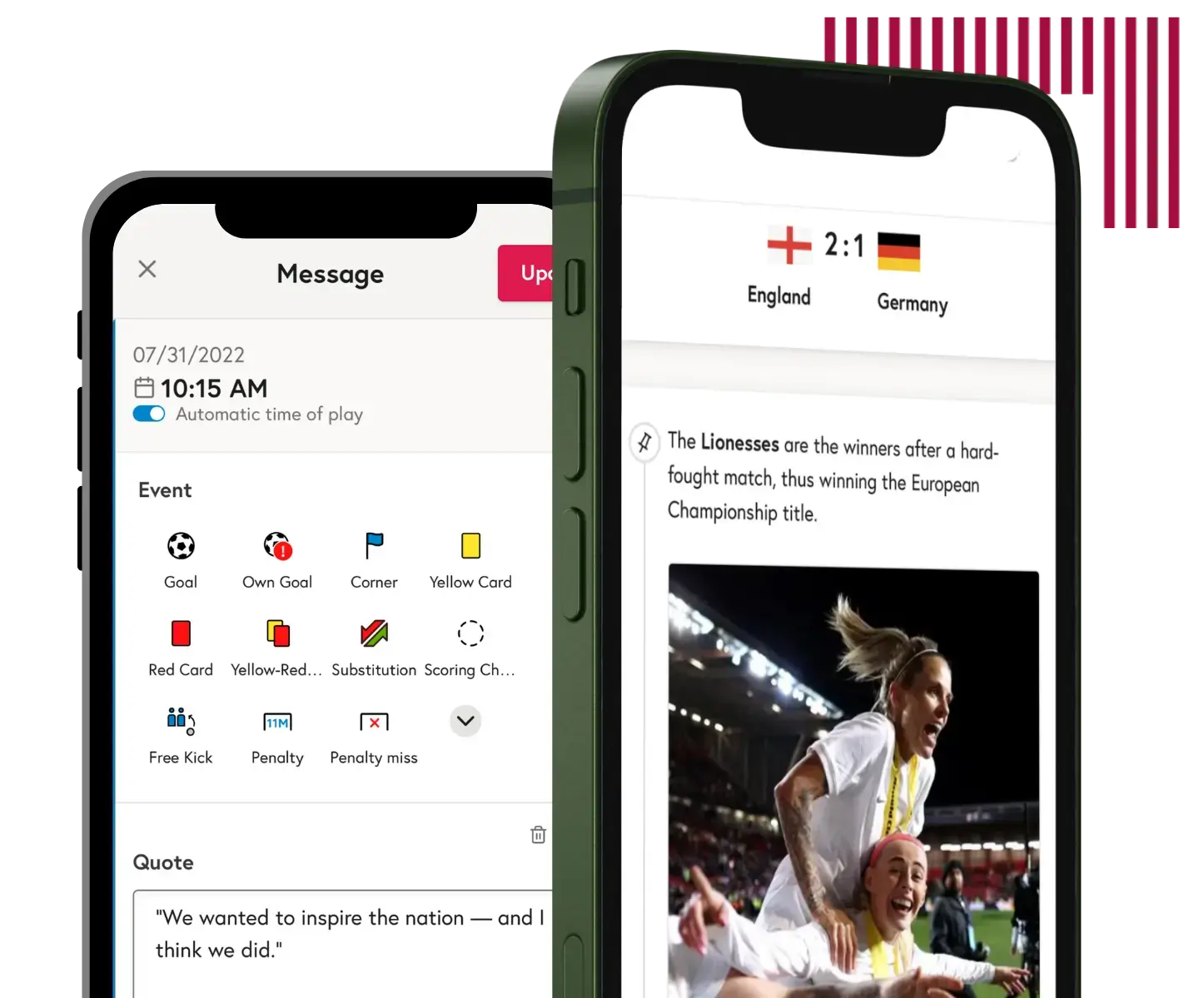 Home page Live blog Soccer Mobile